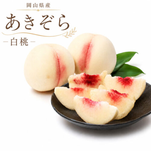 akizora-peach5-8.jpg 予約受付中 白桃 あきぞら ギフト お中元 家庭用 訳あり 約800g 3玉入り 約1.5kg 5-6玉入り 農家直送 もぎたて発送 岡山県産