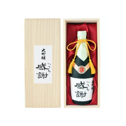 kk_720ml_01 極聖 大吟醸「いつも感謝」720ml 木箱入り|岡山の地酒(宮下酒造)