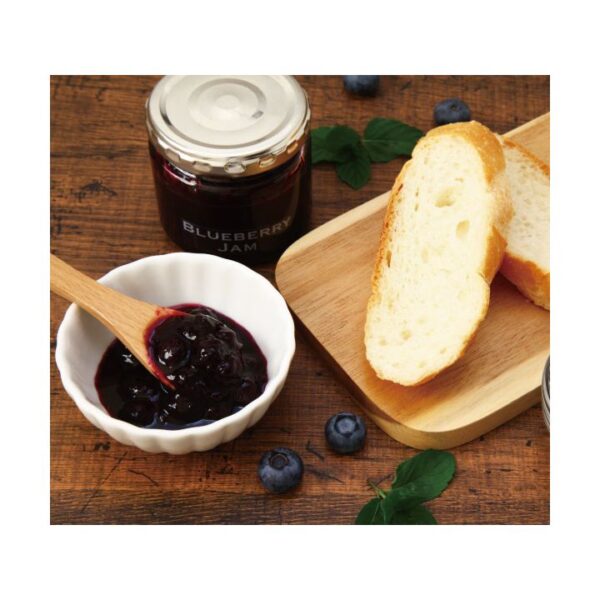kk_blueberry-jam-003_01 ブルーベリー 加工品 ブルーベリージャム 完熟ブルーベリー使用 果肉たっぷり 自家製 手作りBLUEBERRY JAM 1個 160g