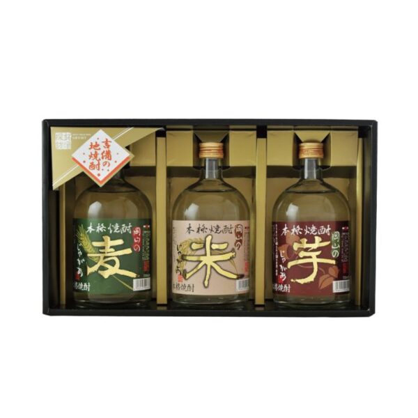 ギフト 本格焼酎 麦・米・芋 飲み比べ3本セット 720ml